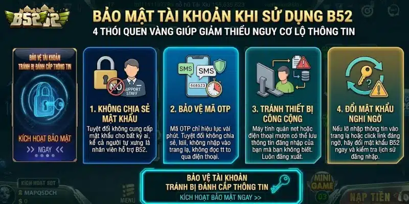 B52 Club | Game Bài B52Club Bom Tấn Đổi Thưởng - Tải App Chú ý bảo vệ tài khoản và dữ liệu cá nhân