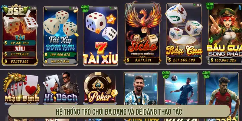 B52 Club | Game Bài B52Club Bom Tấn Đổi Thưởng - Tải App Hệ thống trò chơi đa dạng và dễ dàng thao tác